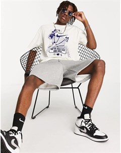 Серовато белая футболка Sustainability Nike basketball