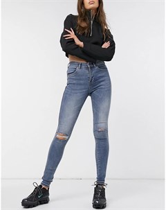 Облегающие джинсы с рваными коленями Lexy Dr denim