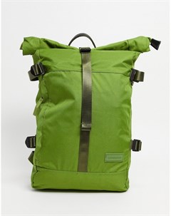 Рюкзак цвета зеленый хаки с отворачивающимся верхом Consigned
