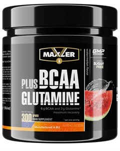 BCAA BCAA Glutamine 300 гр лимонадный чай Maxler (макслер)