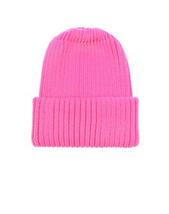 Розовая шапка из шерсти детская Catya