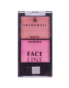 Двойные румяна Face Line 3 Shinewell