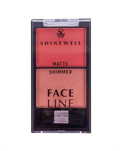Двойные румяна Face Line 1 Shinewell