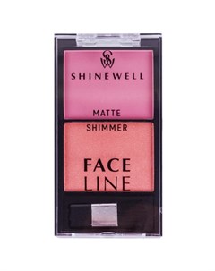Двойные румяна Face Line 2 Shinewell