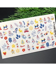 Слайдер дизайн 0110 Зима Новый год Ami-nails