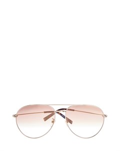 Очки авиаторы с двойным мостом из золотистого металла Givenchy (sunglasses)