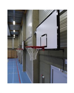 Щит баскетбольный деревянный прямоугольный 120х90 см 3211015 Schelde sports