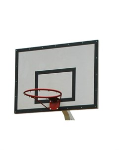 Щит баскетбольный тренировочный фанерный 120х90см на металлической раме Atlet