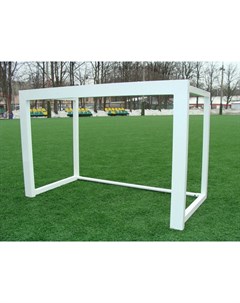 Ворота футбольные алюм цельные 1 8 х 1 2м профиль 80 х 40 мм шт 2411AL Профсетка