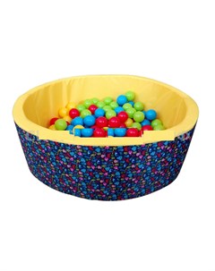 Сухой бассейн круглый набор в сумке с шарами 100шт 10399 Фси