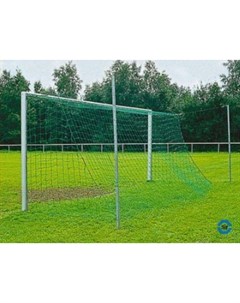 Ворота футбольные под свободно подвешиваемую сетку 7 32 м x 2 44 м белые 924 1015 Haspo