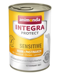 Влажный корм Integra Protect Sensitive c курицей и пастернаком при пищевой аллергии банка диета для  Animonda