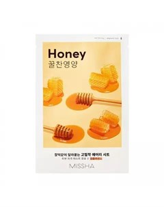 Тканевая маска для лица Airy Fit Sheet Mask Honey Маски Missha