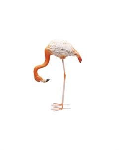 Статуэтка flamingo оранжевый 40x58x16 см Kare