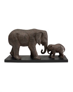 Статуэтка elefant family бронзовый 58x31x19 см Kare