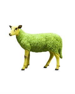 Статуэтка sheep мультиколор 21x60x49 см Kare