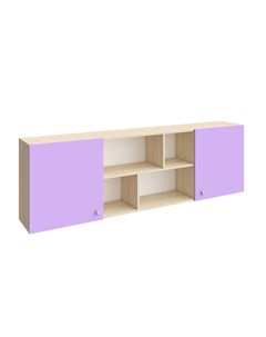 Полка дуб молочный фиолетовый фиолетовый 194 2x30x60 см Рв-мебель