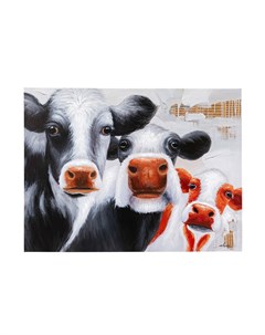Картина cow мультиколор 90x120x4 см Kare