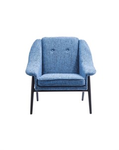 Кресло queens cosy голубой 80x80x84 см Kare