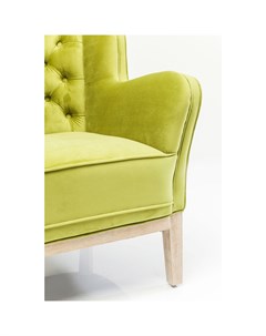 Кресло coffee shop зеленый 77x78x78 см Kare