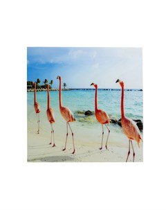 Картина flamingo мультиколор 80x80 см Kare