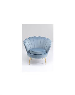 Кресло water lily голубой 85x78x78 см Kare
