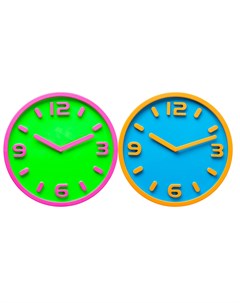 Часы настенные bi color мультиколор 30x30x4 см Kare