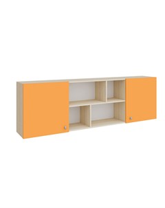 Полка дуб молочный оранжевый оранжевый 194 2x30x60 см Рв-мебель