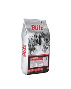 Sensitive Adult Beef Rice полнорационный сухой корм для собак с говядиной и рисом 15 кг Blitz