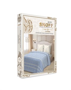 Комплект постельного белья Сатин 1 5 спальный Новелла размер пододеяльник 145х215см простыня 150х215 Для snoff