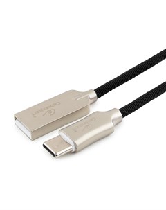 Аксессуар Cablexpert Platinum USB 2 0 AM Type C 1m Black CC P USBC02Bk 1M Gembird