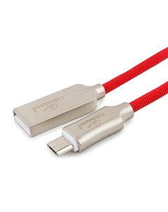 Аксессуар Cablexpert Platinum USB 2 0 AM microB 1 8m Red CC P mUSB02R 1 8M Gembird