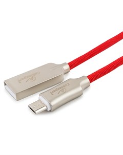 Аксессуар Cablexpert Platinum USB 2 0 AM microB 1m Red CC P mUSB02R 1M Gembird