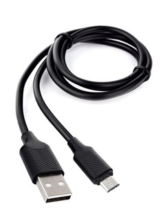 Аксессуар Cablexpert USB 2 0 AM microB 1m Black CCB mUSB2 AMBMO2 1MB Gembird