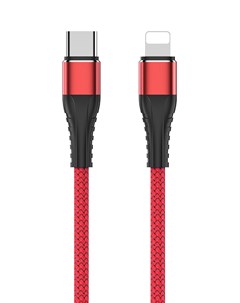 Аксессуар IP 190 USB Lightning 1m Red Jellico