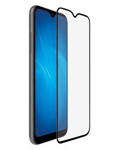 Закаленное стекло DF для Samsung Galaxy A01 Core Fullscreen Full Glue Black Frame sColor 105 Df-group