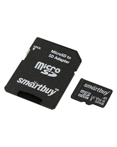 Карта памяти 32Gb MicroSDHC U3 SB32GBSDU1A AD Smartbuy