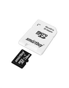 Карта памяти 256Gb MicroSDXC Class 10 Pro UHS I U3 SB256GBSDCL10U3 01 с адаптером SD Smartbuy