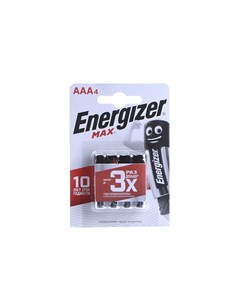 Батарейка AAA Max E92 4шт E300157304 26028 Energizer