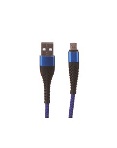 Аксессуар USB MicroUSB 1m Blue CB725 UMU 10BU Wiiix