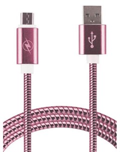 Аксессуар USB MicroUSB 1m Pink CB520 UMU 10PK Wiiix