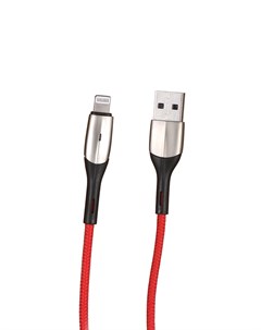 Аксессуар Horizontal Data Cable With An Indicator Lamp USB Lightning 2 4A 50cm Red CALSP A09 Baseus