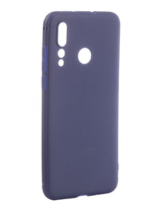 Чехол для Huawei Nova 4 Softtouch Silicone Blue HW N4 TPU ST BLUE Brosco