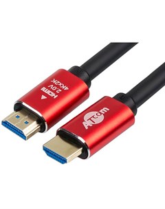 Аксессуар HDMI HDMI Ver 2 0 10m Red Gold AT5944 Atcom