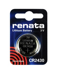 Батарейка CR2430 1 штука Renata