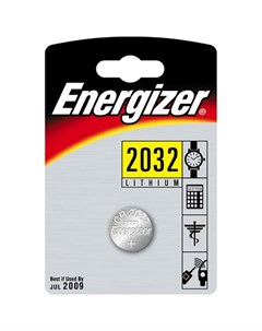 Батарейка CR2032 Miniature Enr Lithium PIP1 1 штука E301021302 21194 Energizer
