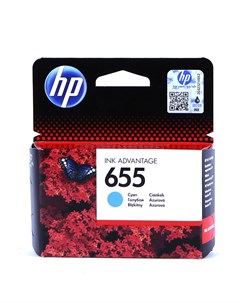 Картридж HP 655 Ink Advantage CZ110AE Cyan для 3525 5525 4525 Hp (hewlett packard)