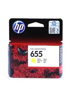 Картридж HP 655 Ink Advantage CZ112AE Yellow для 3525 5525 4525 Hp (hewlett packard)
