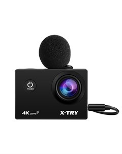 Экшн камера XTC183 EMR СЗУ 4K WiFi X-try
