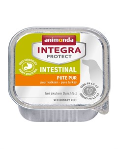 Влажный корм Integra Protect Intestinal с индейкой при нарушениях пищеварения ламистер диета для соб Animonda